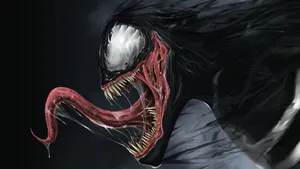Venom Noxious Saliva Abstract Wallpaper