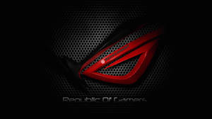 Vent Black And Red Asus Rog Loo Wallpaper