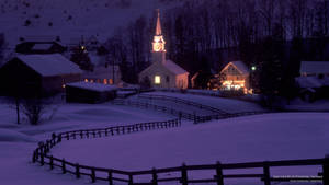 Vermont East Corinth Christmas Wallpaper