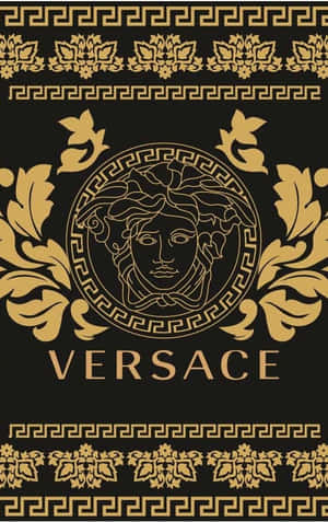 Versace Iphone Vintage Greek Motif Wallpaper
