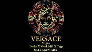 Versace Logo Salvagem Mix Collab Wallpaper