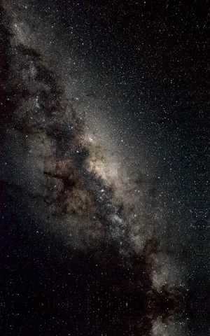Vertical Gray Galaxy Wallpaper