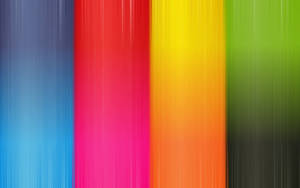 Vertical Rainbow Stripes With Brush Textures Wallpaper