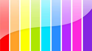 Vertical Spectrum Stripes Wallpaper