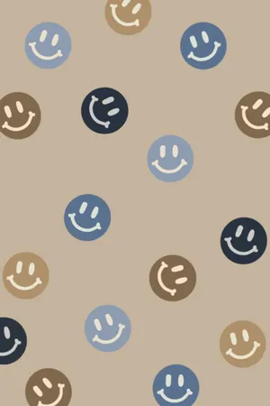 Vibrant Aesthetic Smiley Face Wallpaper