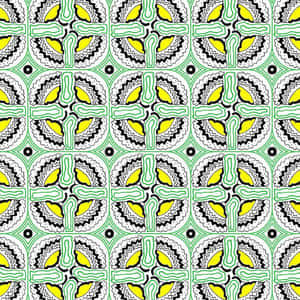 Vibrant African Print Pattern Wallpaper