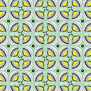 Vibrant African Print Pattern Wallpaper