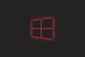 Vibrant And Bold Red And Black Neon Lights Wallpaper