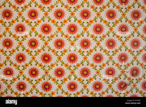 Vibrant And Colorful Vintage 70s Style Wallpaper