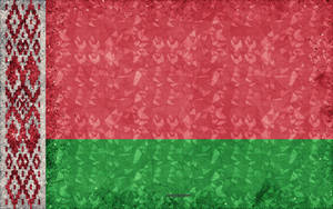 Vibrant And Dynamic Belarus Flag Wallpaper