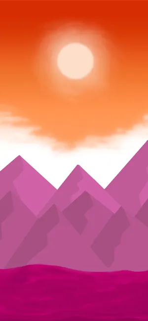 Vibrant Bisexual Pride Flag Waving Wallpaper
