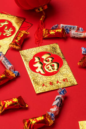 Vibrant Chinese New Year Celebration Wallpaper