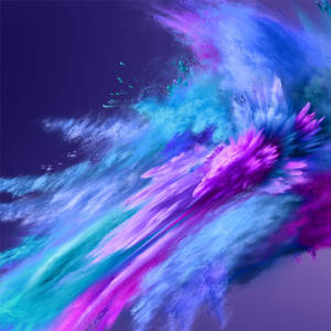 Vibrant Color Explosion On Apple Ipad Wallpaper