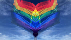 Vibrant Colors Of Equality - The Lgbt Flag Wallpaper