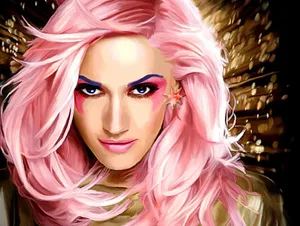 Vibrant Digital Art Of Jerrica