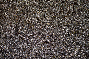 Vibrant Display Of Nutritious Chia Seeds Wallpaper