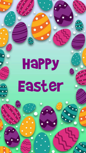 Vibrant Easter Iphone Image Wallpaper
