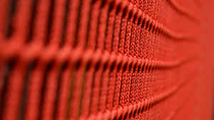 Vibrant Orange Fabric Texture Wallpaper