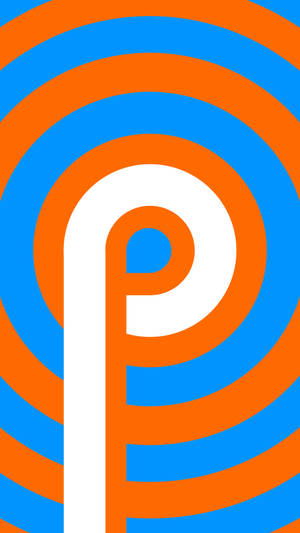 Vibrant P Letter Wallpaper