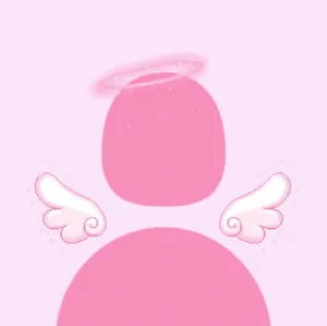 Vibrant Pink Angel - Cool Profile Picture Wallpaper