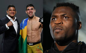 Vicente Luque And Francis Ngannou Wallpaper