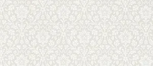 Victorian Grey Floral Wallpaper