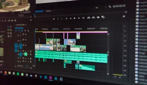 Video Editing On Screen Wallpaper