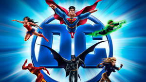 Video Game Dc Universe Online Flying Superheroes Wallpaper