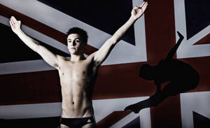 Vignette Art Tom Daley Wallpaper