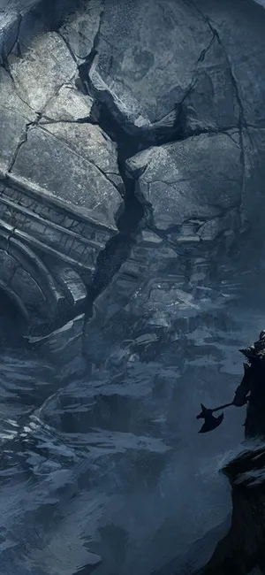 Viking Axe Mobile Wallpaper