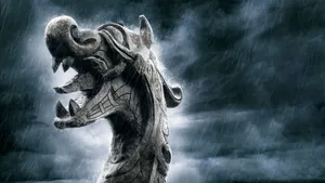 Viking Longship Dragon Head Wallpaper