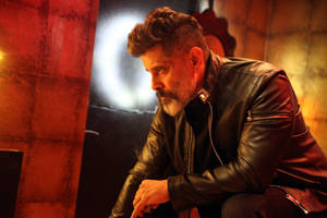 Vikram In Leather Jacket Wallpaper