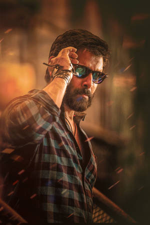 Vikram Plaid Shirt Sunglasses Wallpaper