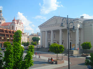 Vilnius Town Hall Wallpaper