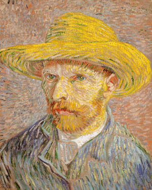 Vincent Van Gogh, Self-portrait With A Straw Hat, Portrait, Artist Wallpaper