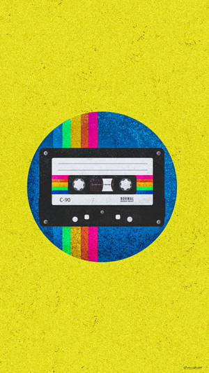 Vintage 90's Cassette Tape Aesthetic Wallpaper