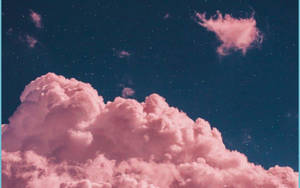 Vintage Aesthetic Clouds Starry Sky Wallpaper