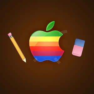 Vintage Apple Logo Wallpaper
