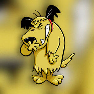 Vintage Dog Cartoon Muttley Wallpaper