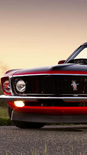Vintage Elegance: Classic Car Iphone Wallpaper Wallpaper