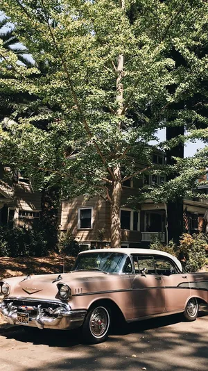 Vintage Iphone Retro Car Wallpaper