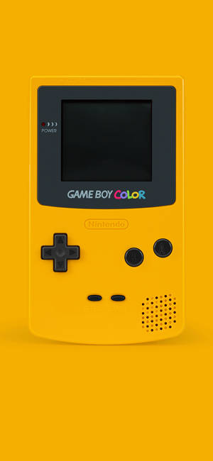 Vintage Iphone Yellow Game Boy Wallpaper