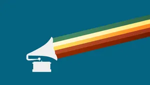 Vintage Minimalist Antique Phonograph Wallpaper