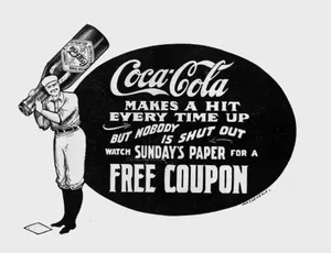 Vintage Newspaper Product Ad Wallpaper