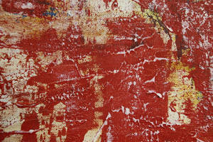 Vintage Red Abstract Art Wallpaper