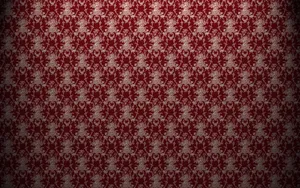 Vintage Red Classic Pattern Wallpaper