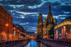 Vintage Structures In St. Petersburg Wallpaper