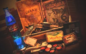 Vintage Theme Fallout Artwork Wallpaper