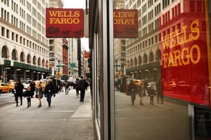 Vintage Wells Fargo Sign Wallpaper