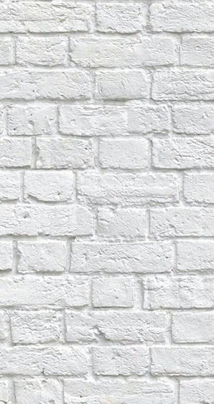 Vintage White Brick Flemish Bond Wallpaper